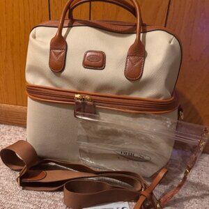 NWT Firenze Tuscan Train Case - Cream